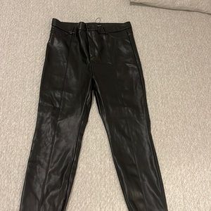 Zara Skinny Leather Pant Legging